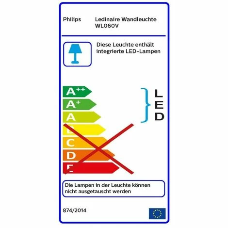 Philips Lighting LED-Wandleuchte WL060V LED #33910899 – Bild 2