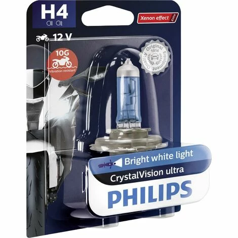 Philips 12342CVUBW Halogen Leuchtmittel CrystalVision Ultra H4 60/55 W 12 V – Bild 3