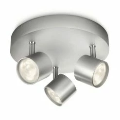 Philips Deckenleuchte Cyl LED Spot 3x4W Alu