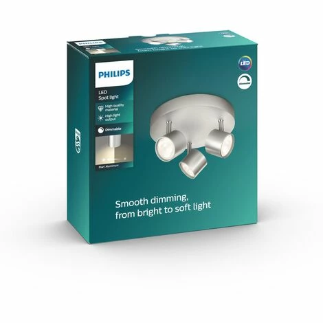 Philips Deckenleuchte Cyl LED Spot 3x4W alu Philips Deckenleuchte Cyl LED Spot 3x4W Alu -PHILIPS Shop 27634324 5