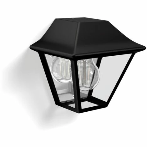 Philips 1649430PN A++ To E, MyGarden Wandaussenleuchte Alpenglow, Aluminium, E27, Schwarz, 13.02 X 18.10 X 17 Cm – Bild 3