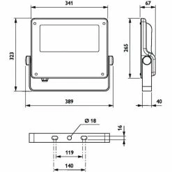 PHILIPS LED-Strahler 63W Coreline 4000K 8000lm 1LED IP66 Al Mt Konv Breitstrahlend BVP125LED80-4S/740OFA52 7 PHILIPS LED-Strahler 63W Coreline 4000K 8000lm 1LED IP66 Al Mt Konv Breitstrahlend BVP125LED80-4S/740OFA52 -PHILIPS Shop 29889186 3