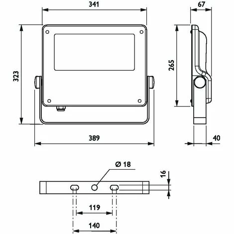 PHILIPS LED-Strahler 63W Coreline 4000K 8000lm 1LED IP66 Al Mt Konv Breitstrahlend BVP125LED80-4S/740OFA52 5 PHILIPS LED-Strahler 63W Coreline 4000K 8000lm 1LED IP66 Al Mt Konv Breitstrahlend BVP125LED80-4S/740OFA52 – Bild 3
