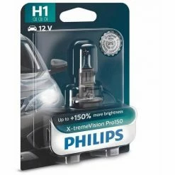 PHILIPS AUTOMOTIVE Philips - Philips H1 X-tremeVision Pro150 55 Watt 12 Volt P14,5s 12258XVPB1 55 Watt P14,5s 3450 Kelvin -PHILIPS Shop 30976290 3