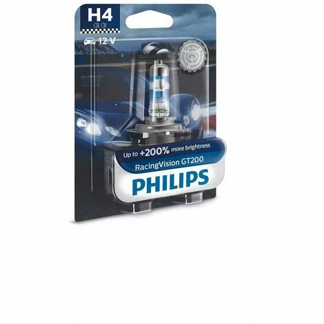 PHILIPS AUTOMOTIVE Philips - Philips H4 RacingVision GT200 60/55 Watt 12 Volt P43t-38 12342RGTB1 60/55 Watt P43t-38 3600 Kelvin – Bild 3