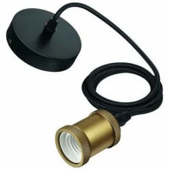 PHILIPS LAMPE Philips - Philips Pendelfassung Cord Gold E27 E27