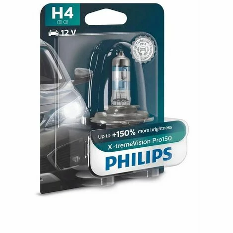 PHILIPS AUTOMOTIVE Philips - Philips H4 X-tremeVision Pro150 60/55 Watt 12 Volt P43t-38 12342XVPB1 60/55 Watt P43t-38 3600 Kelvin – Bild 3