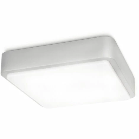 Philips Ecomoods Wandleuchte 169148716, Outdoor Pedestalpost Lighting, Grau, Aluminium, IP44, Garten, Patio, II