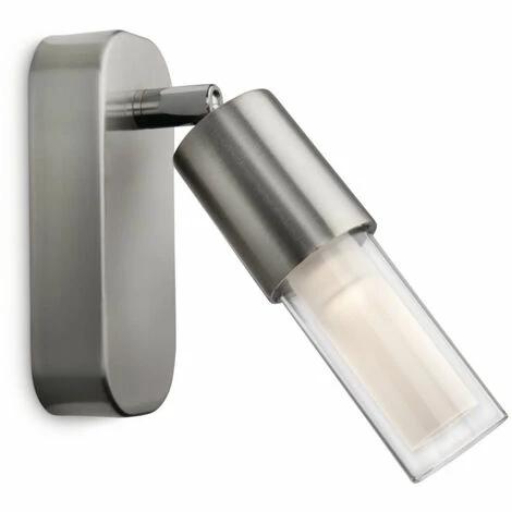 Philips Ledino LED-Wandspot Pilaster 1-flammig 4 W, Matt Chrom 564501716