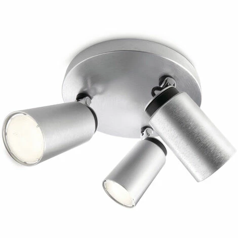 Philips Deckenlampe Rondell Ecomoods 556534816 3x10W GU10 Aluminium – Bild 2