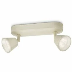 Philips Myliving 532522916, Surfaced Lighting Spot, 2 Glühbirne(n), LED, 3 W, 2700 K, Weiß