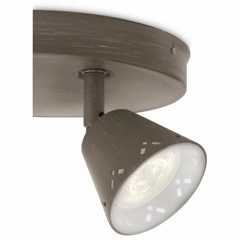 Philips Myliving 532592616, Surfaced Lighting Spot, 3 Glühbirne(n), LED, 3 W, 2700 K, Grau – Bild 2