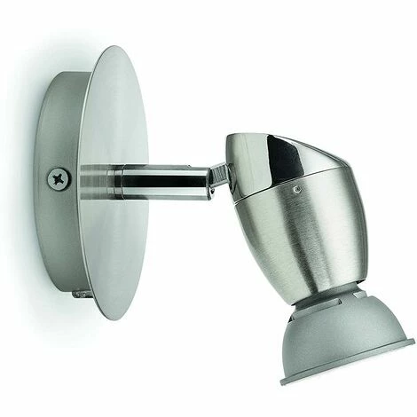 Philips Chestnut Leuchte Mit Schwenkbaren Strahlern, Nickel 1 X 50 W Bianco – Bild 2
