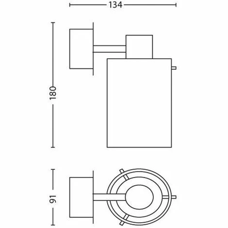 Philips 34107/11/16 Wandleuchte MyBathroom