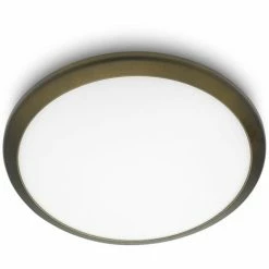 Philips MyLiving Denim LED Deckenleuchte, EEK A+, 1-flammig, Antik Bronze 309400616