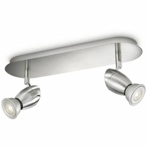 Philips MyLiving Aufbauspot, Mit 4 W, EEK A+, Inklusive Leuchtmittel, 2-flammig, 556921716 – Bild 2