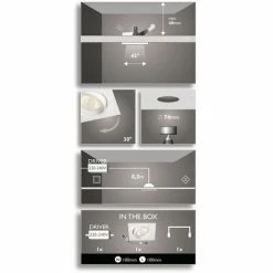 Philips Galileo Einbau-LED-Strahler, 4 W, Weiß