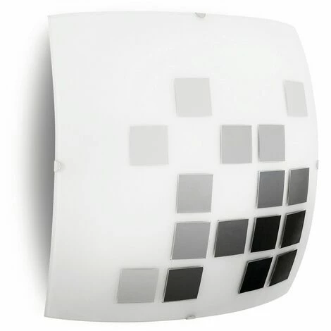 Philips Myliving Deckenleuchte Glas Schwarz Weiß 302013016 – Bild 2