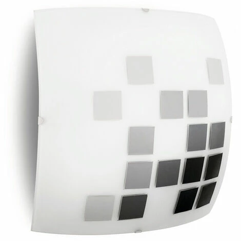 Philips Myliving Deckenleuchte Glas Schwarz Weiß 302013016 – Bild 3