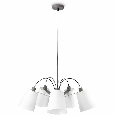 PHILIPS Phlilips Hängelampe Moy Hellgrau Crown Light Dimmable 405689316 – Bild 2