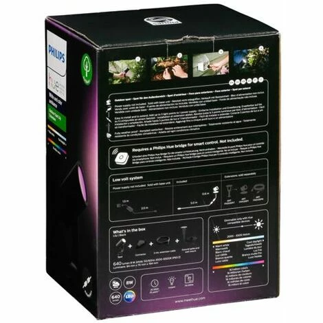 Philips Hue Lily LED 1flg. Spot Erweiterung Schw. – Bild 2