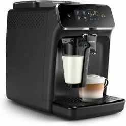 Philips EP2230/10 2200 Serie LatteGo Kaffeevollautomat Schwarz (EP2230/10)
