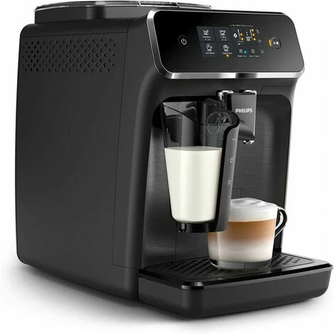 Philips EP2230/10 2200 Serie LatteGo Kaffeevollautomat Schwarz (EP2230/10)