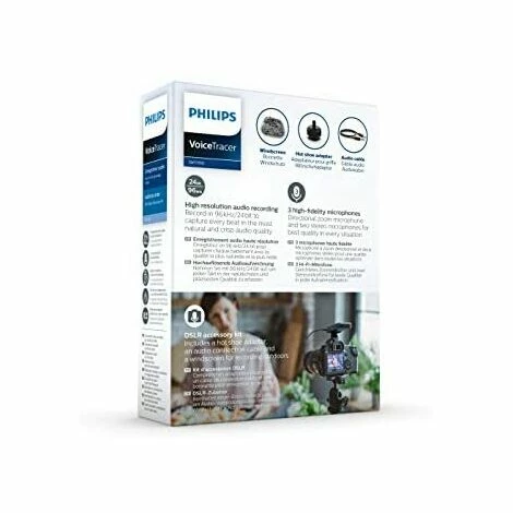 8GB Professionelles Digitales Diktiergerät Philips DVT7110, Diktiergerät Tragbarer Audiorecorder, Stereo Meeting Recorder. – Bild 5