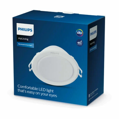 LED-Einbaustrahler PHILIPS - EyeComfort - 9,5 Cm - 6 W - 550 Lumen - 6500K - 93516 – Bild 4