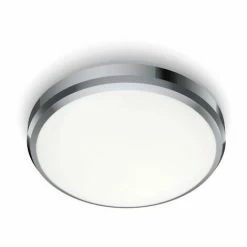 Deckenleuchte Badezimmer PHILIPS - EyeComfort - 22 Cm - 6 W - 640 Lumen - 4000K - Chrom - 93537