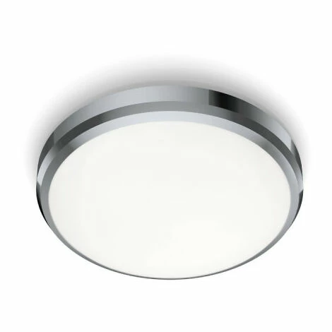 Deckenleuchte Badezimmer PHILIPS - EyeComfort - 22 Cm - 6 W - 640 Lumen - 4000K - Chrom - 93537