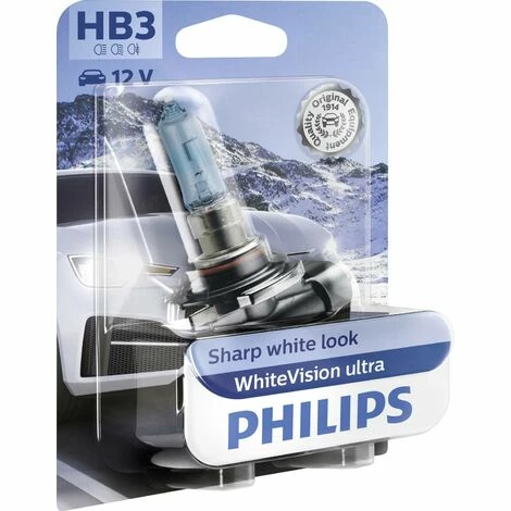 Philips 9005WVUB1 Halogen Leuchtmittel WhiteVision HB3 60 W 12 V – Bild 2