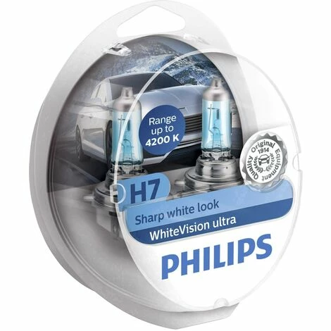 Philips 12972WVUSM Halogen Leuchtmittel WhiteVision, WhiteVision Xenon-Effekt H7 55 W 12 V – Bild 4