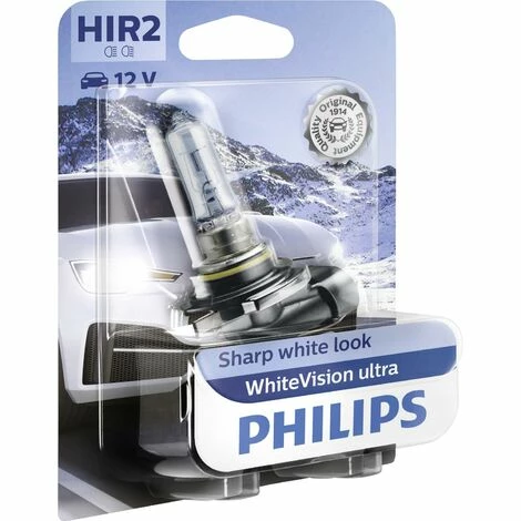 Philips 9012WVUB1 Halogen Leuchtmittel WhiteVision HIR2 55 W 12 V – Bild 2
