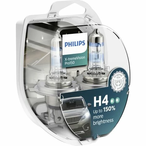 Philips 12342XVPS2 Halogen Leuchtmittel X-tremeVision H4 60/55 W 12 V – Bild 3