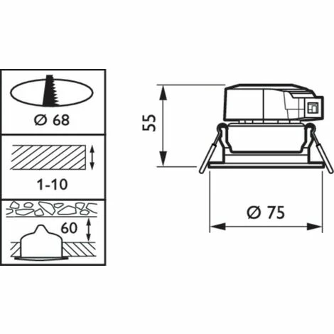 Downlight LED 6W 36º 500lm - Philips – Bild 4