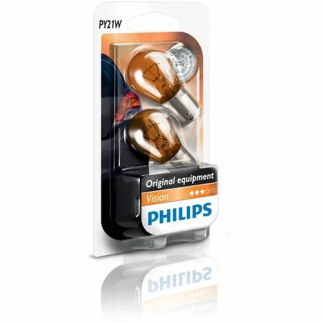 PHILIPS 12496NAB2 KUGELLAMPE VISION PY21W – Bild 3