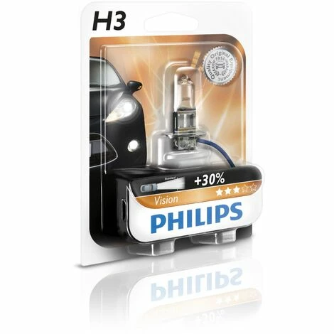 PHILIPS 12336PRB1 GLASSOCKELLAMPE VISION H3 – Bild 3