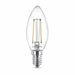 PHILIPS 8718696587553 LEDCLASSIC LAMPE, ERSETZT 25 W, E14, WARMWEIß (2700K), 250 LUMEN, KERZE, DOPPELPACK,