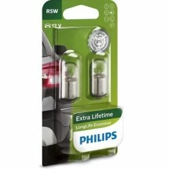 PHILIPS 12821LLECOB2 LONGLIFE ECOVISION R5W SIGNALLAMPE 12821LLECOB2, 2ER BLISTER