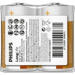 PHILIPS LONGLIFE - 2-foilpack R14 (C)