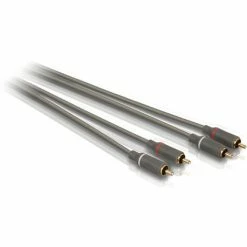 Philips 2-Cinch Stecker Stereo Audio Kabel, 1,5m