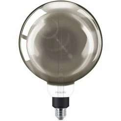 Philips LEDclassic Lampe Giant Smoky, Vintage Industrial Design Ersetzt 25W, E27, Neutralweiß (4000Kelvin), 270 Lumen, Globe, Dekolampe