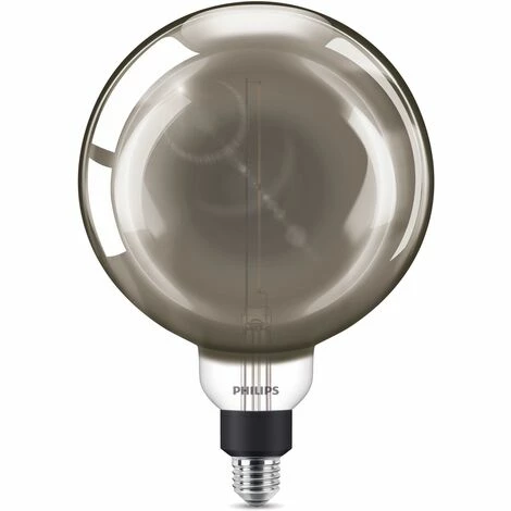 Philips LEDclassic Lampe Giant Smoky, Vintage Industrial Design Ersetzt 25W, E27, Neutralweiß (4000Kelvin), 270 Lumen, Globe, Dekolampe – Bild 2