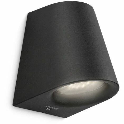 Philips Virga Wandleuchte LED, 1 x 4 W, Schwarz