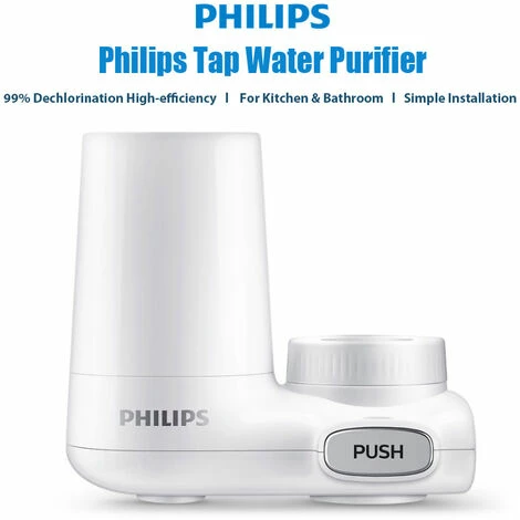 Philips Tap Water Purifier CM-300 Wasserfilter Wasserhahn Ersatz Entchlorungsfilter Perkolator Für Küche Badezimmer,Eine Maschine Mit Drei Filter – Bild 3