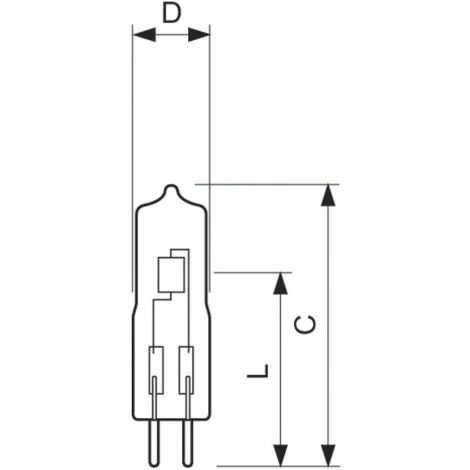 PHILIPS NV-Halogenlampe 35W Kl Kapseln LV B UV GY6,35 12V Niederdruck CAPS3000H35WGY6.3512VCL1CT/10 – Bild 3