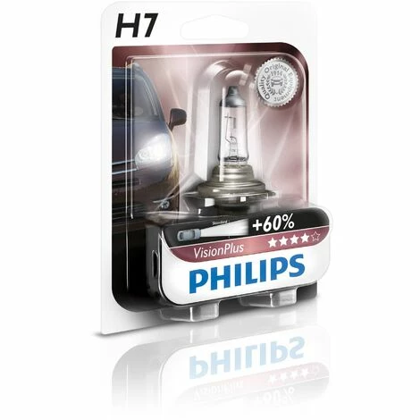 PHILIPS 12972VPB1 VISIONPLUS +60% H7 SCHEINWERFERLAMPE 12972VPB1, 1ER BLISTER