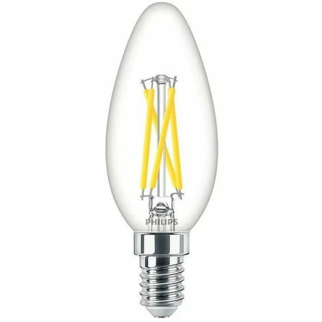 PHILIPS LED-Kerzenlampe FM E14 B3 1,8W D 2700K Ewws 250lm Filamentlampe B35 Kl Dimmbar MASVLELEDCANDLEDT2.5-25WE14B35C