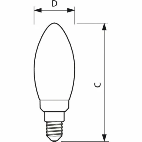 PHILIPS LED-Kerzenlampe FM E14 B3 1,8W D 2700K Ewws 250lm Filamentlampe B35 Kl Dimmbar MASVLELEDCANDLEDT2.5-25WE14B35C – Bild 2